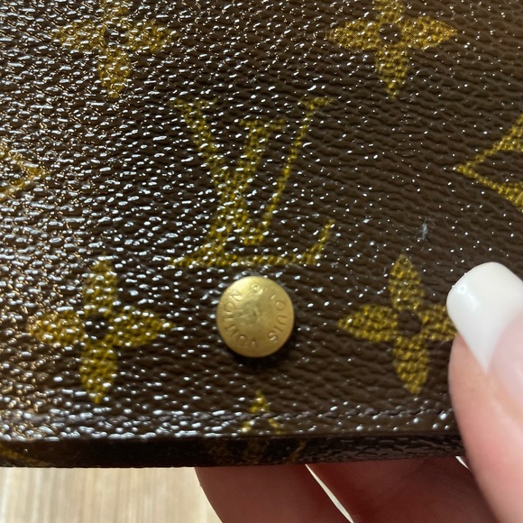 Vintage Louis Vuitton LV Monogram Signature Canvas Porte Monnaie Tresor Wallet - Picture 8 of 16